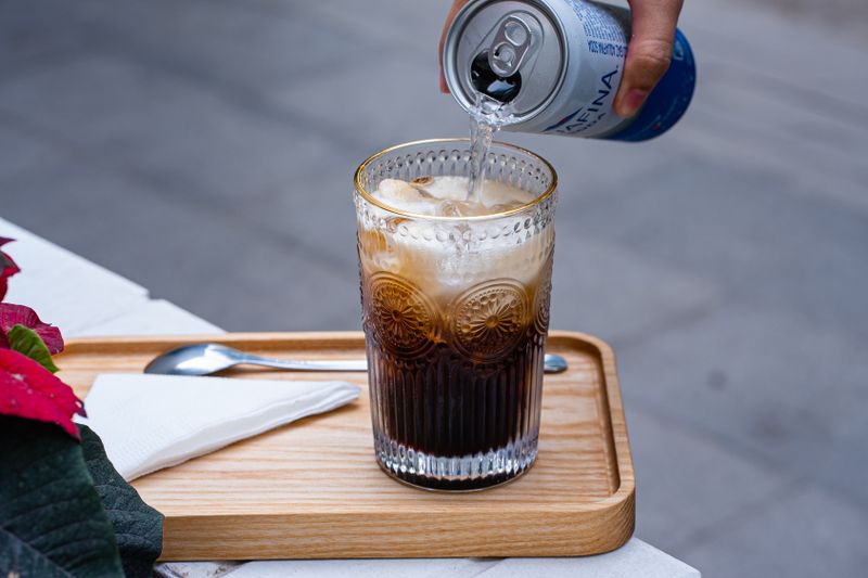 Craft soda and fresh beverage drinks