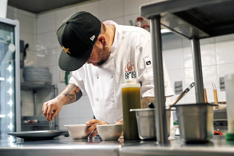 James Callahan, Sous Chef at Pequod's pizza