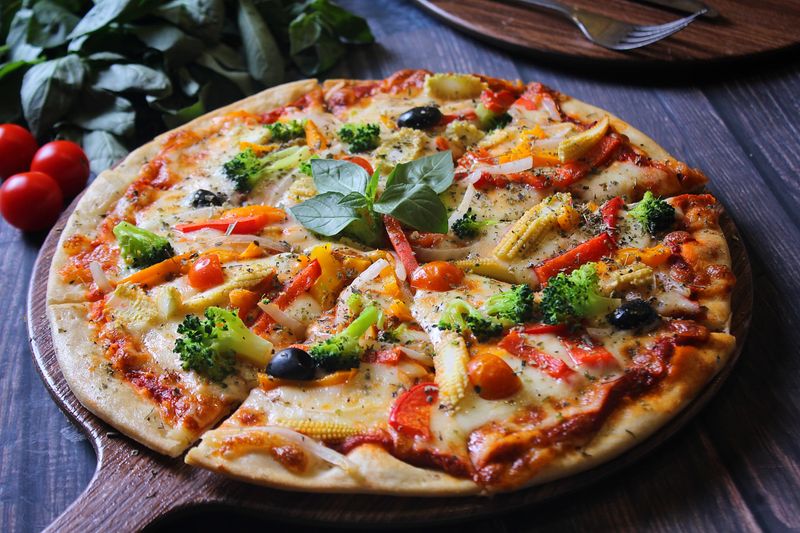 Meat Lovers Deep Dish Pizza with multiple meats